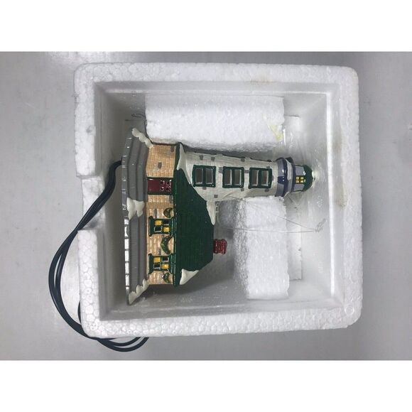Department 56 Lighthouse Snow Village Lighted Ornament 98635 Retired - Picture 9 of 9